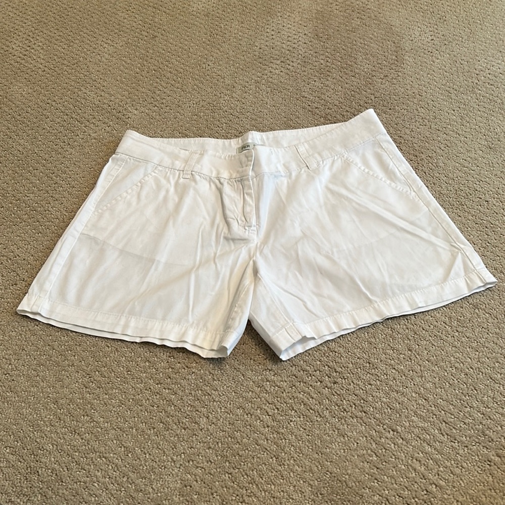 Women’s White Per Se Shorts